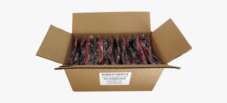 Epson Kitchen Ribbons Black / Red 24 Pack Open Box - Carton, HD Png Download