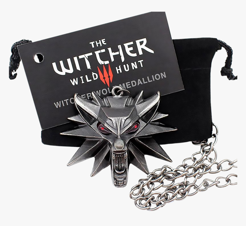 The Witcher 3 Wolf Medallion Necklace - Witcher Necklace, HD Png Download