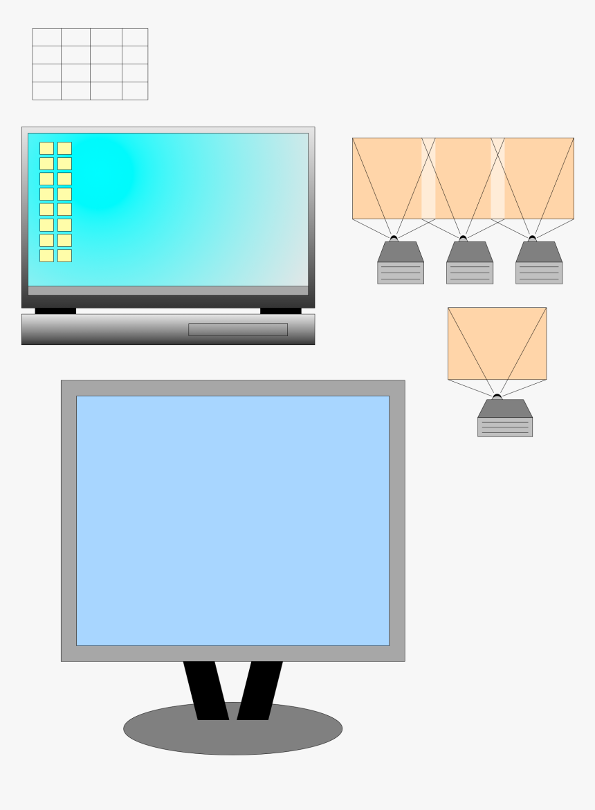 Computer Monitor, HD Png Download