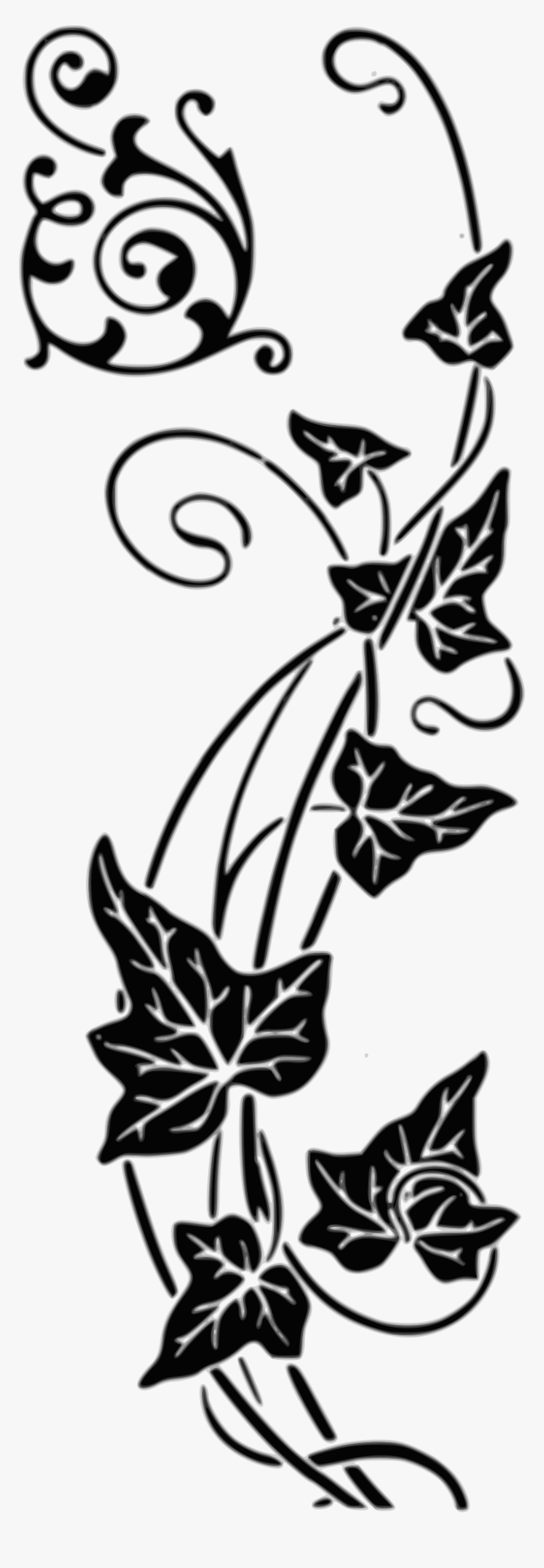 Corner Design In Page , Png Download - Corner Design Clipart Black And White, Transparent Png