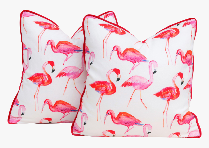 Kravet Flamingos Feather Down Pillows A Pair For Sale Cushion