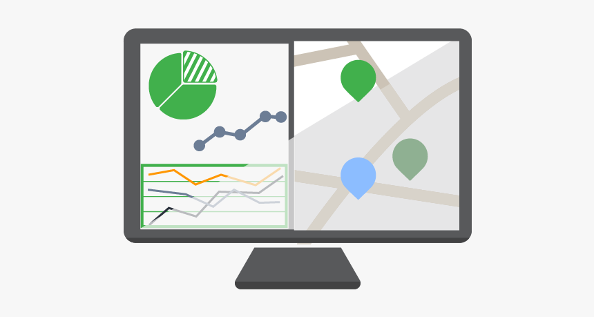 Led-backlit Lcd Display, HD Png Download