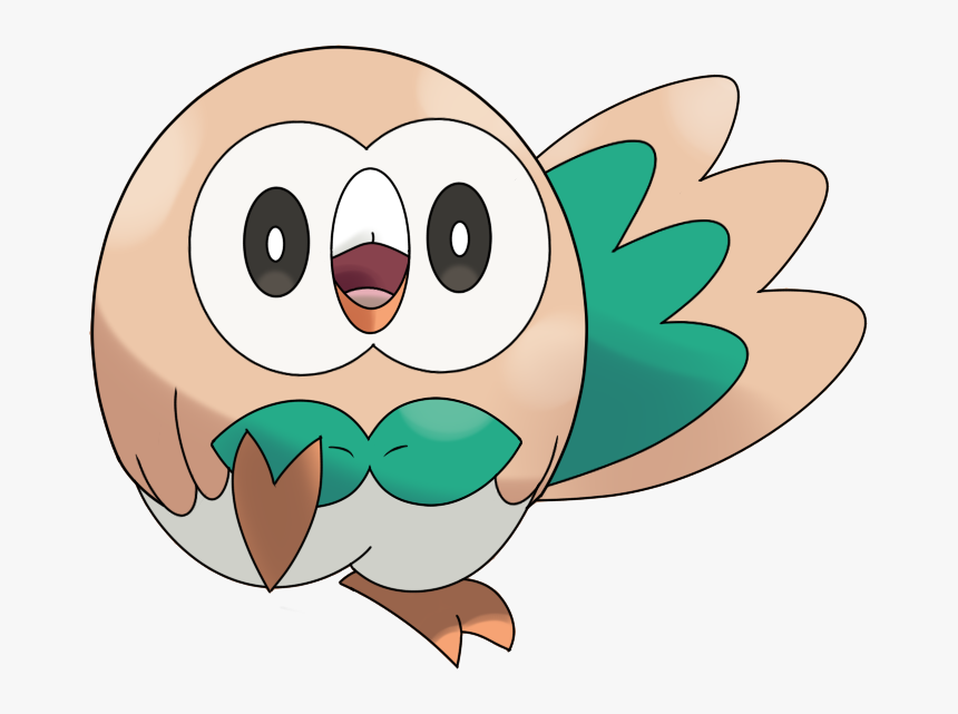 Pokemon Rowlet Png , Png Download - Pokemon Rowlet Png, Transparent Png