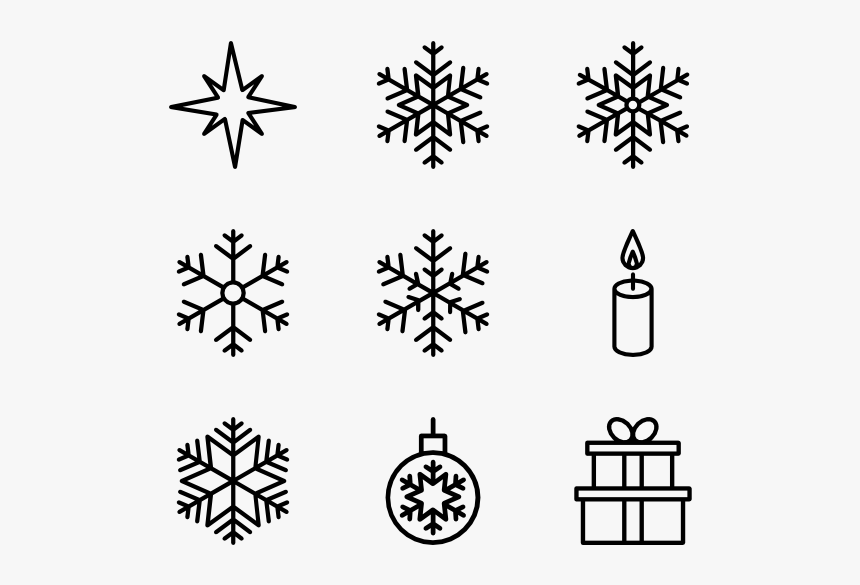 Snowflake Icon, HD Png Download