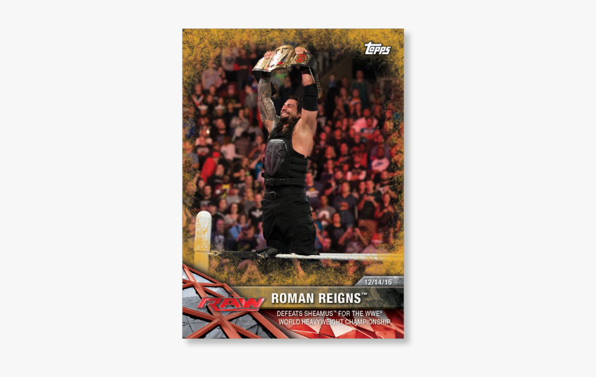 Roman Reigns 2017 Wwe Road To Wrestlemania Base Cards - Wwe, HD Png Download