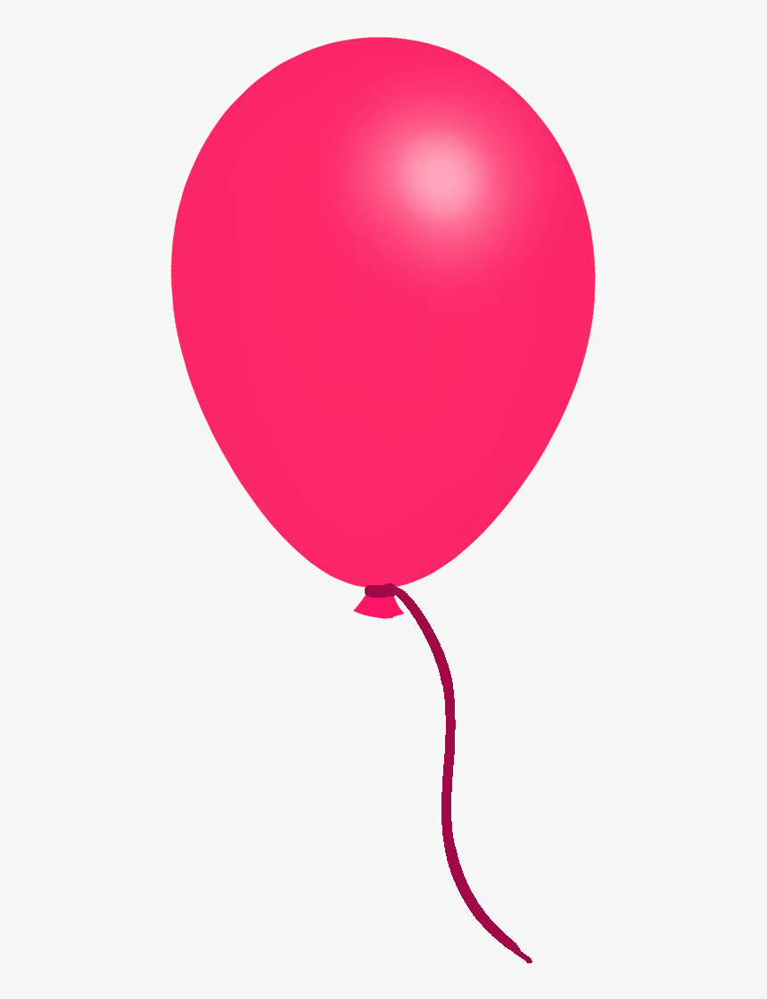 Dark Pink Balloon Clip Art - Balloon, HD Png Download