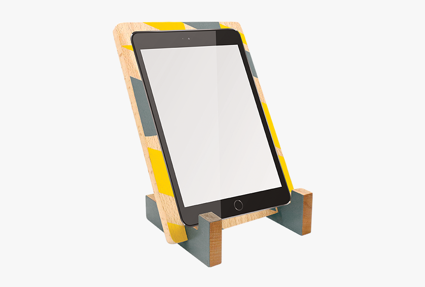 Spring Floral A5 Notebook 
 Title Spring Floral A5 - Wooden Electronic Tablet Holder, HD Png Download