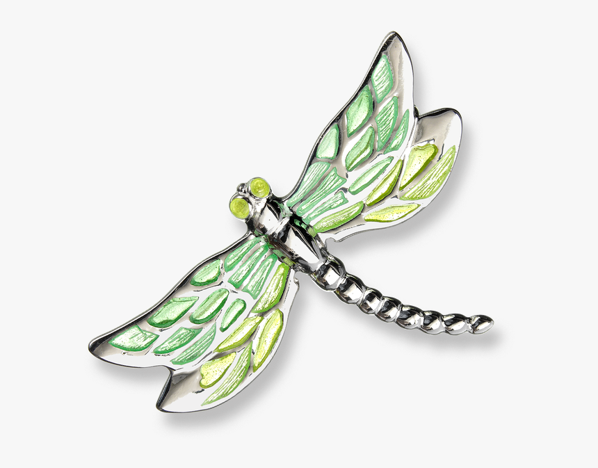 Nicole Barr Designs Fine Enamels Sterling Silver Dragonfly - Damselfly, HD Png Download