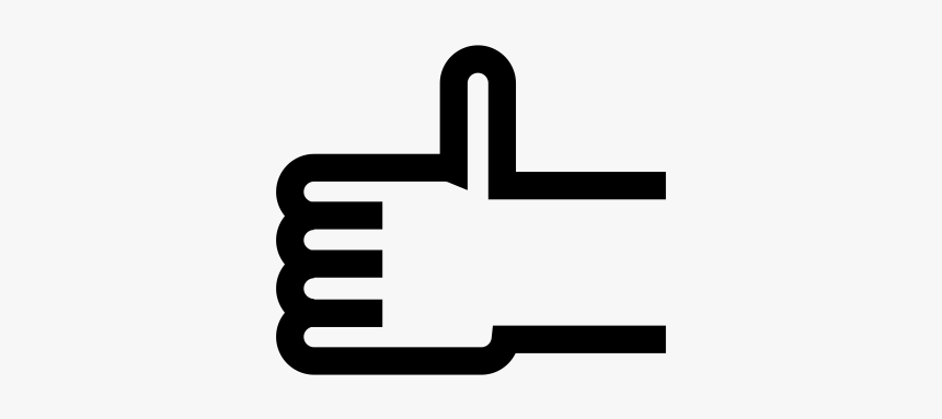 Thumbs Up Sign Rubber Stamp 
 Class Lazyload Lazyload - Sign, HD Png Download