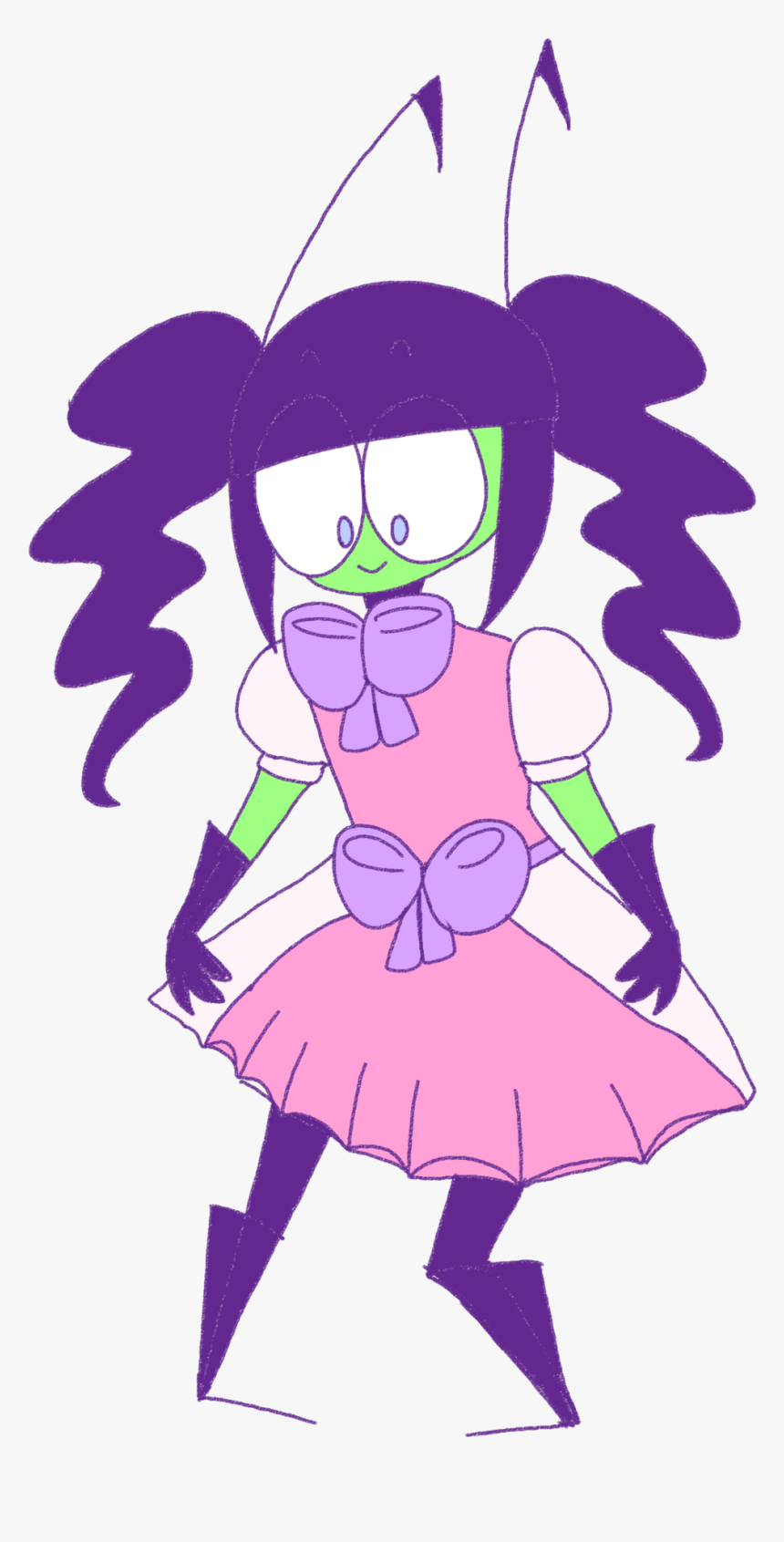 Do Not Tag As Trans Girl Zim He Is Crossdressing 


zim, - Illustration, HD Png Download