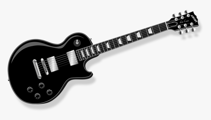 Clip Art Stock Photo Illustration Of - Electric Guitar Musical Instrument, HD Png Download
