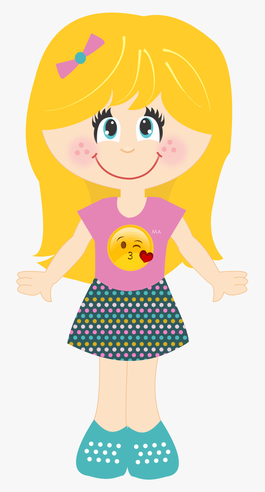 Hoje É Dia De Brindes A Mimi Artes Criou Mais Algumas - Desenhos De Meninas Bonecas, HD Png Download