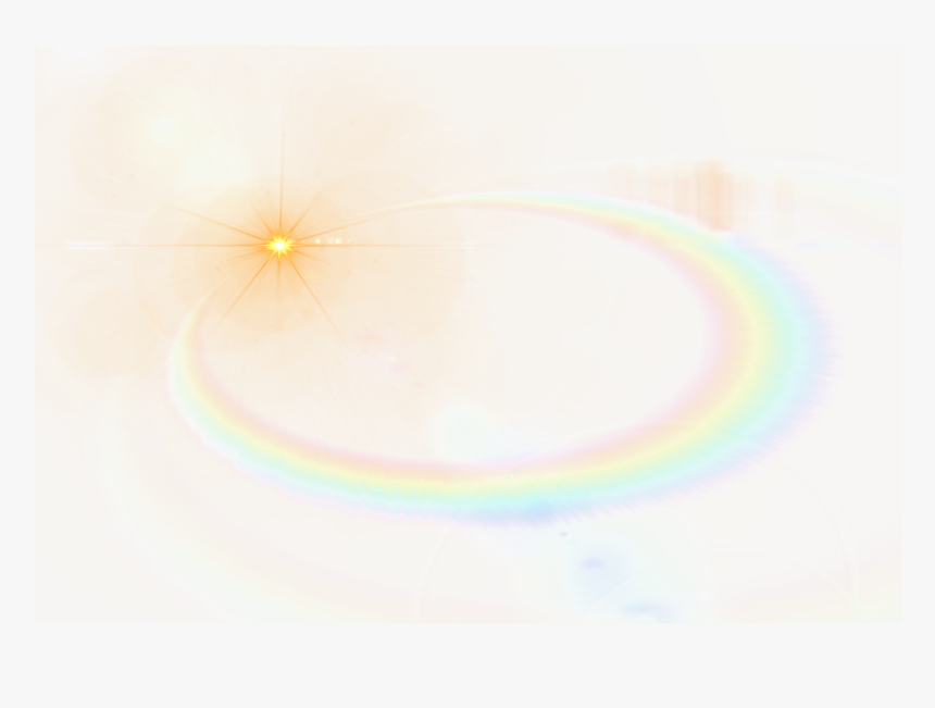#freetoedit #rainbow #lighteffect - Circle, HD Png Download