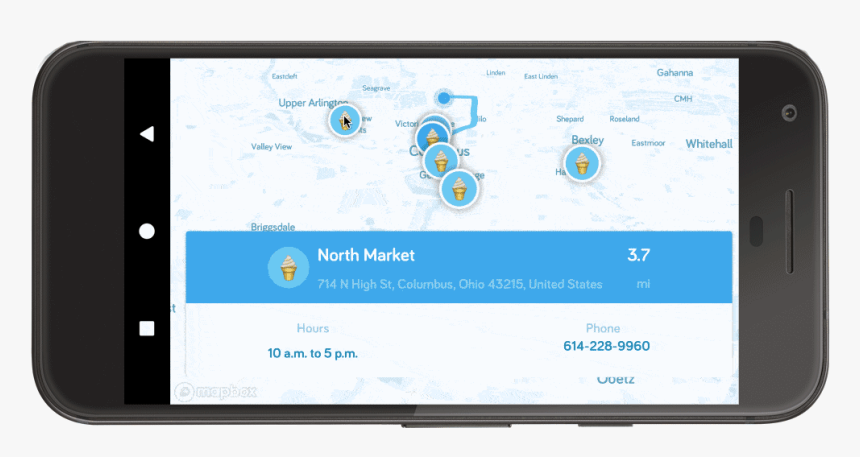 Simulation Of User Interaction With A Store Locator - Store Locator Gif, HD Png Download
