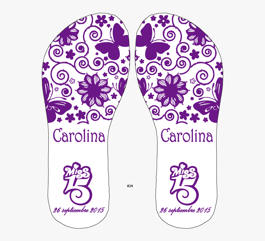Flip Flops For Quinceanera, HD Png Download