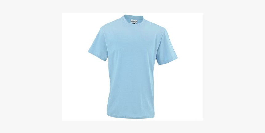 Basic 160 Crew Neck Gents T-shirt Light Blue Size Medium - Active Shirt, HD Png Download