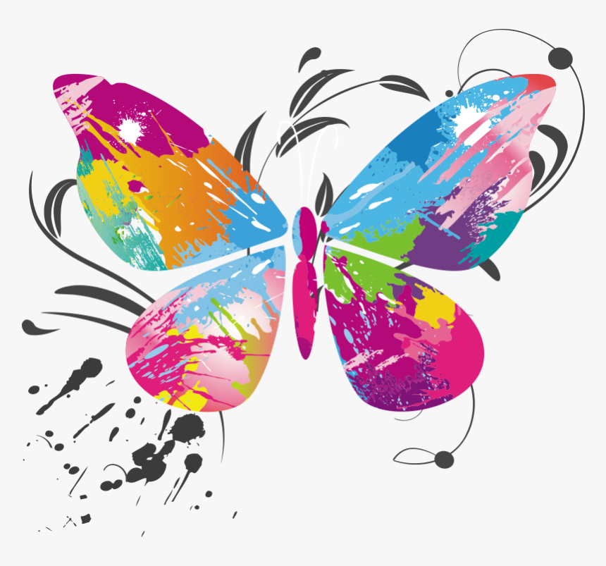 Butterfly Illustration Png, Transparent Png