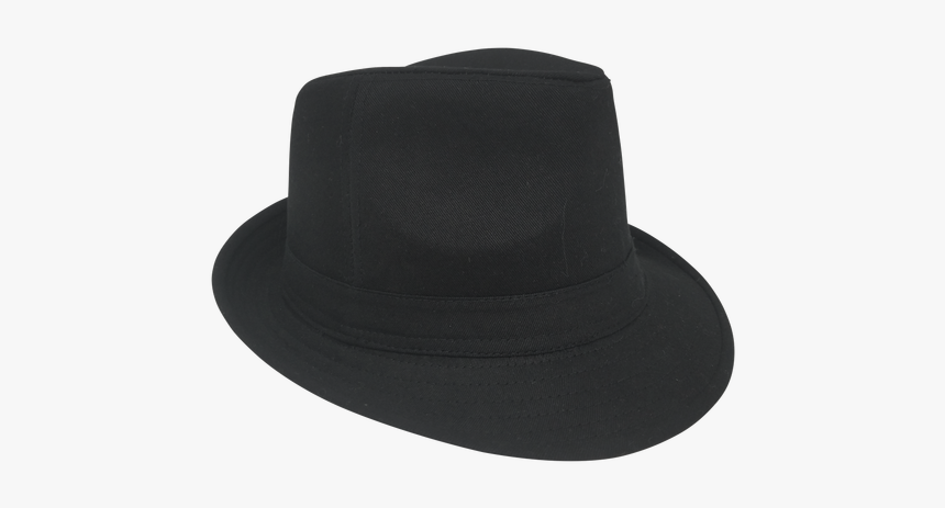 Black - Fedora Hat, HD Png Download