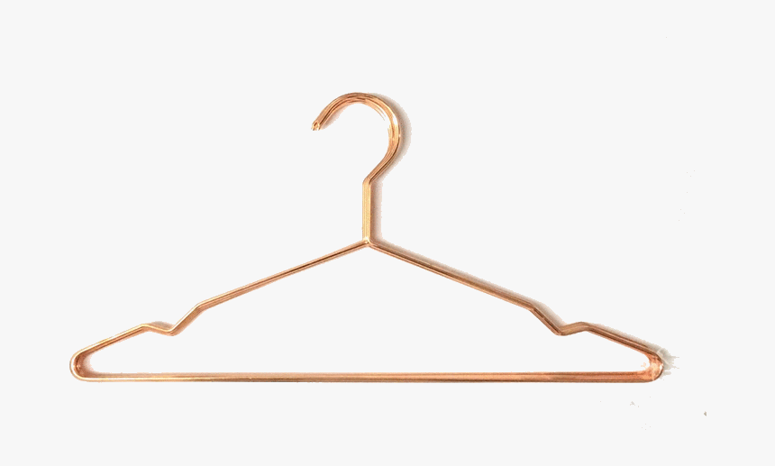 Gold Transparent Hanger Rose Gold Hanger Transparent, HD Png Download , Transparent Png Image