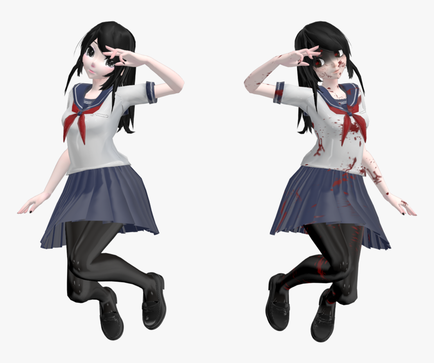 Yandere Simulator Ayano Mmd, HD Png Download