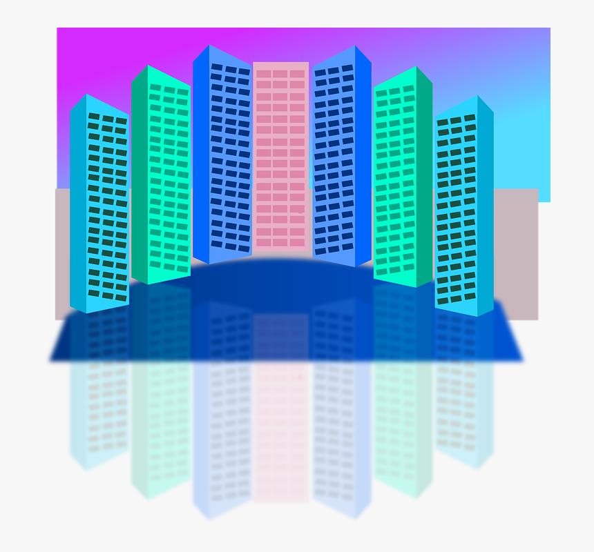 City Tower Clipart, HD Png Download