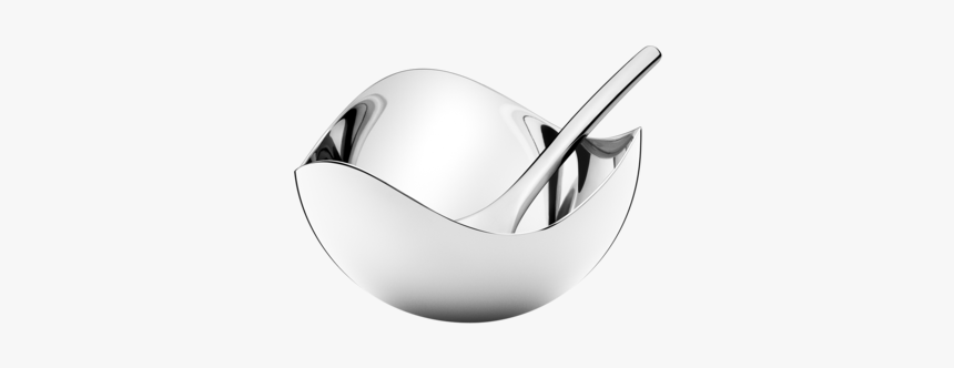 Bloom Salt Dish W/ Spoon - Georg Jensen Saltkar, HD Png Download
