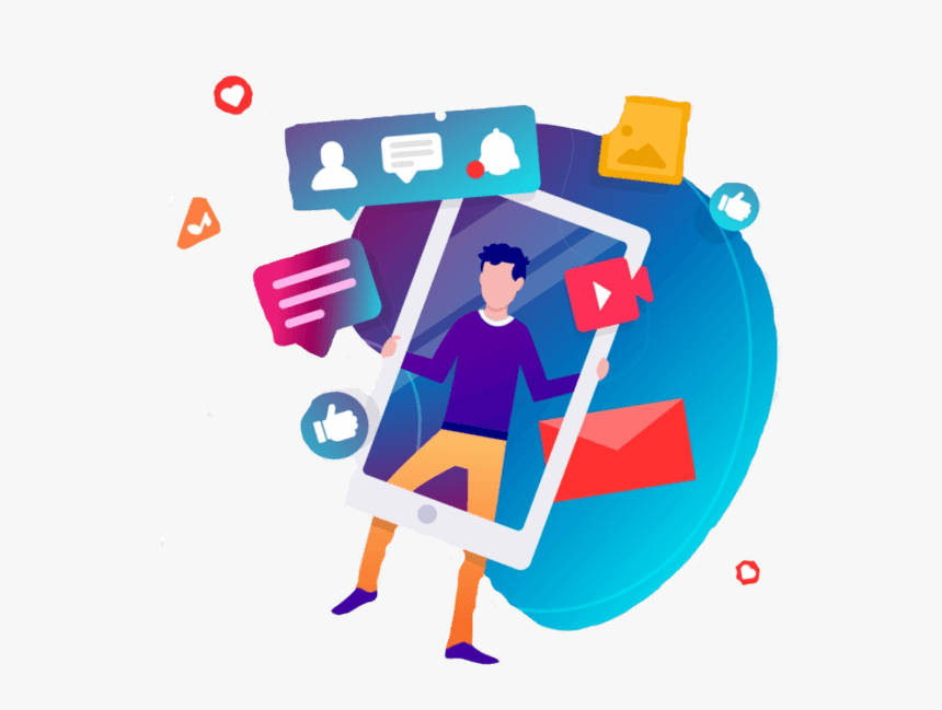Best Digital Marketing Institute In Dwarka - Social Media Marketer Png, Transparent Png