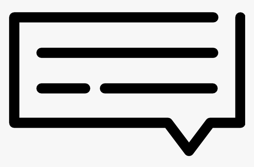 消息框图片 - Texto Png, Transparent Png