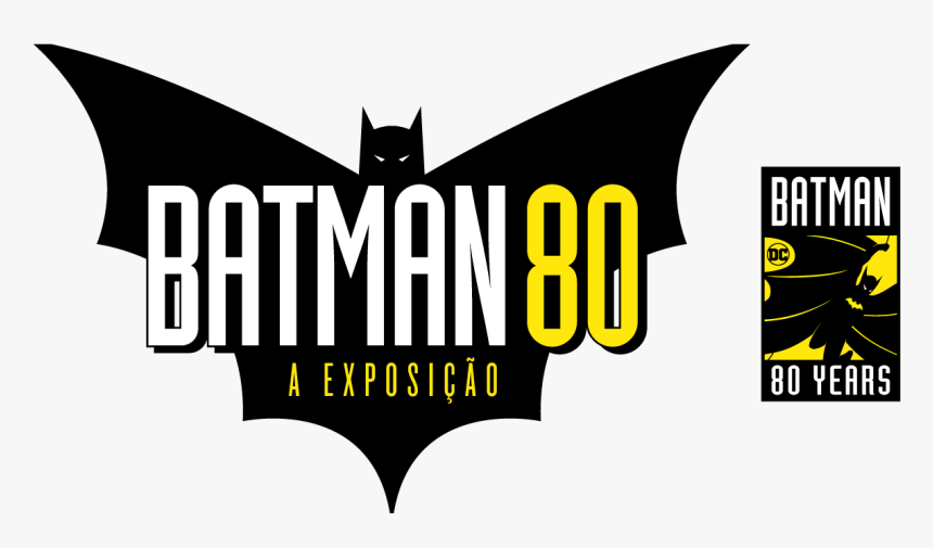 Batman 80 A Exposição Chega Ao Memorial Da América - Logo 80 Years Of Batman, HD Png Download
