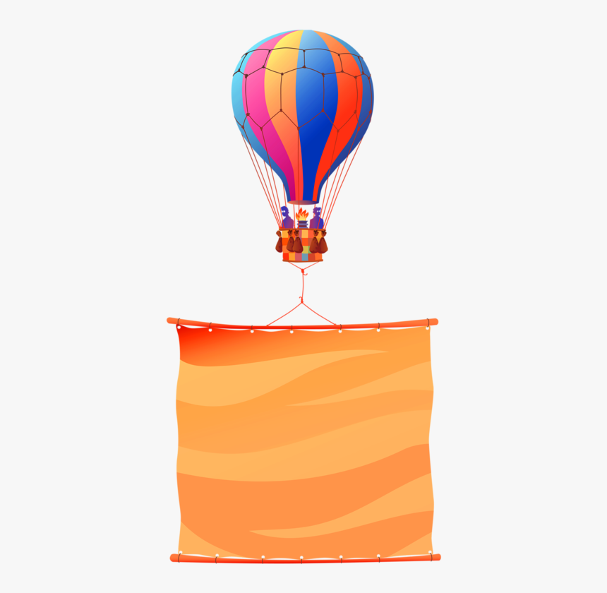 Hot Air Balloon Frame, HD Png Download