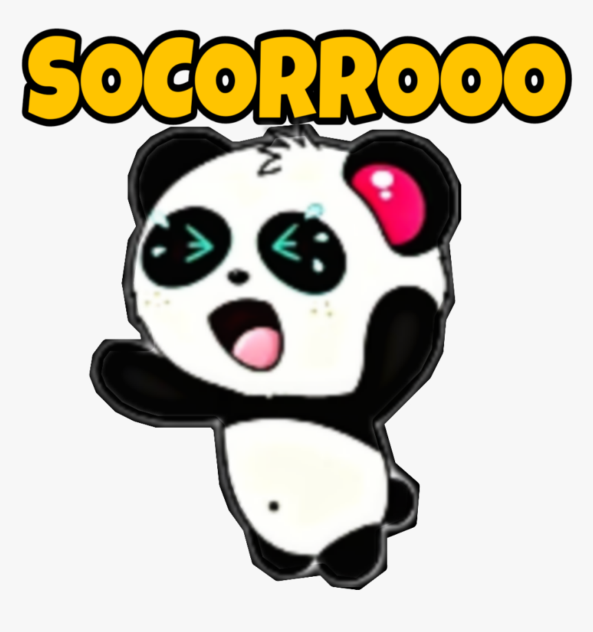 #panda #kawaii - Cartoon, HD Png Download