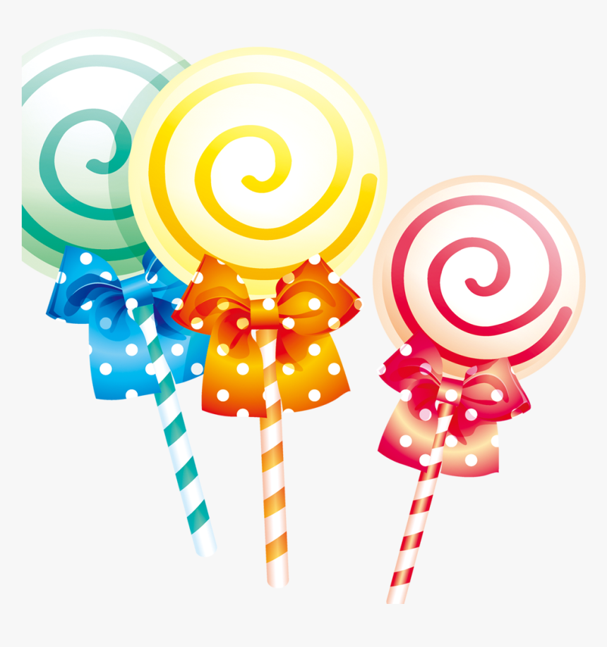 Lollipop Transprent Png Free - Candy Cartoon Food, Transparent Png