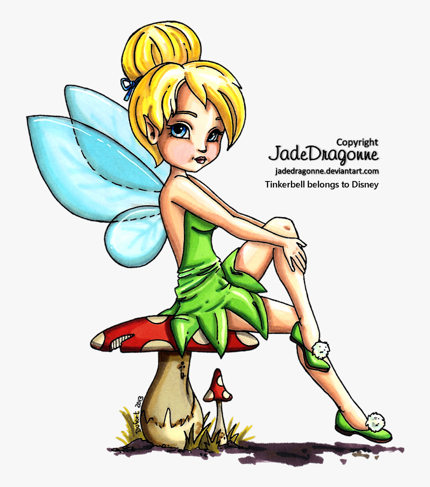 Tinkerbell Colored, HD Png Download