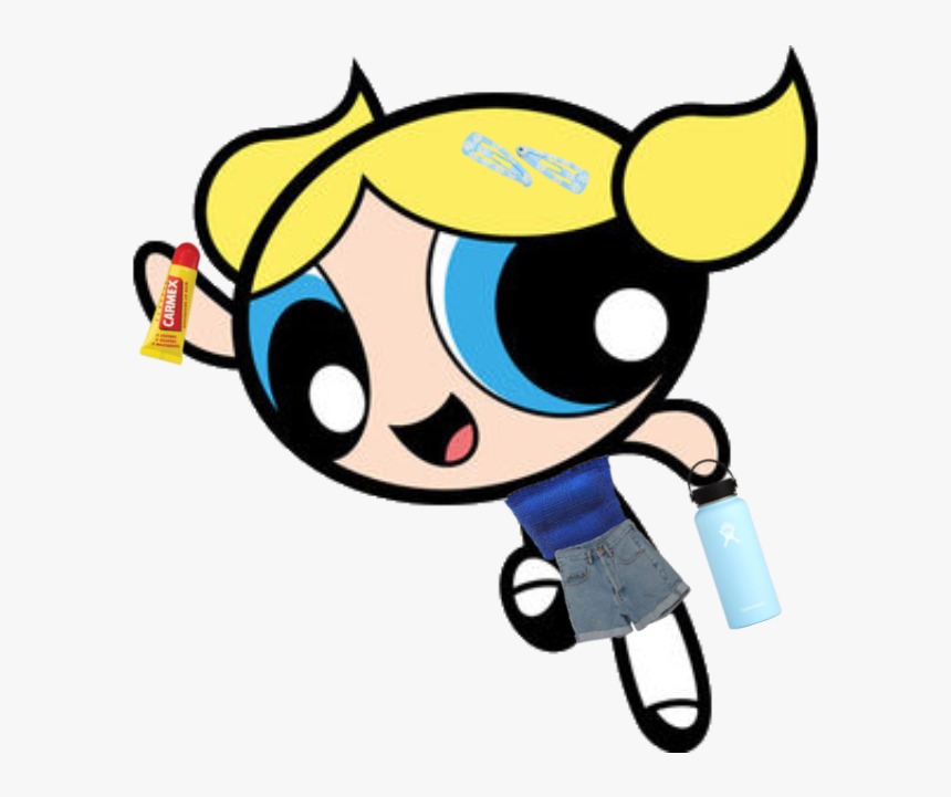 #bubbles #picsart Bubbles From Powerpuff Girls As A - Bubbles Powerpuff Girls, HD Png Download