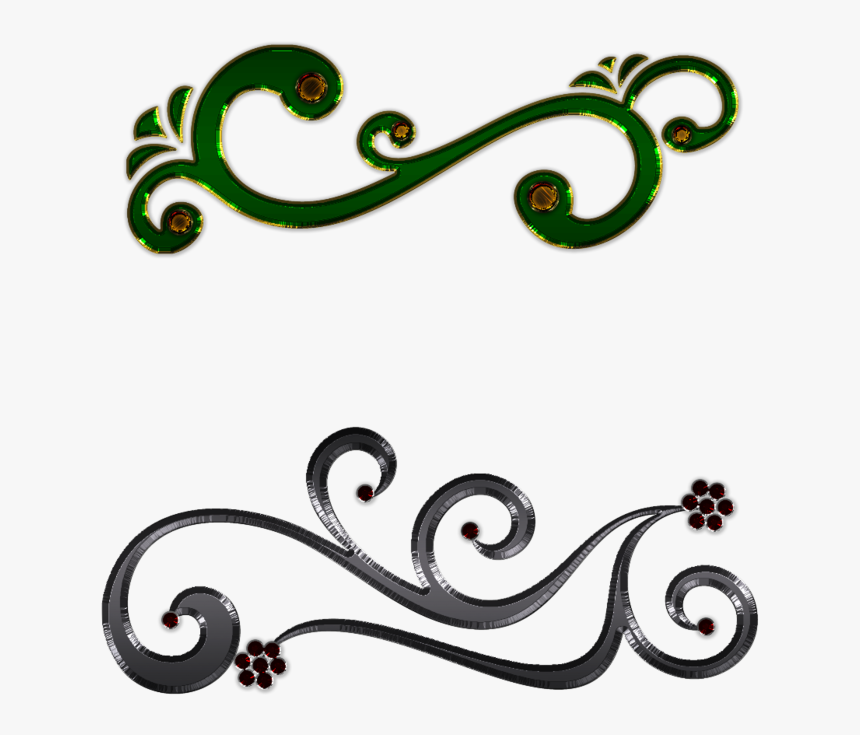 Decorative Ornaments By Diza (700x700, 252kb) - Swirl Decal, HD Png Download