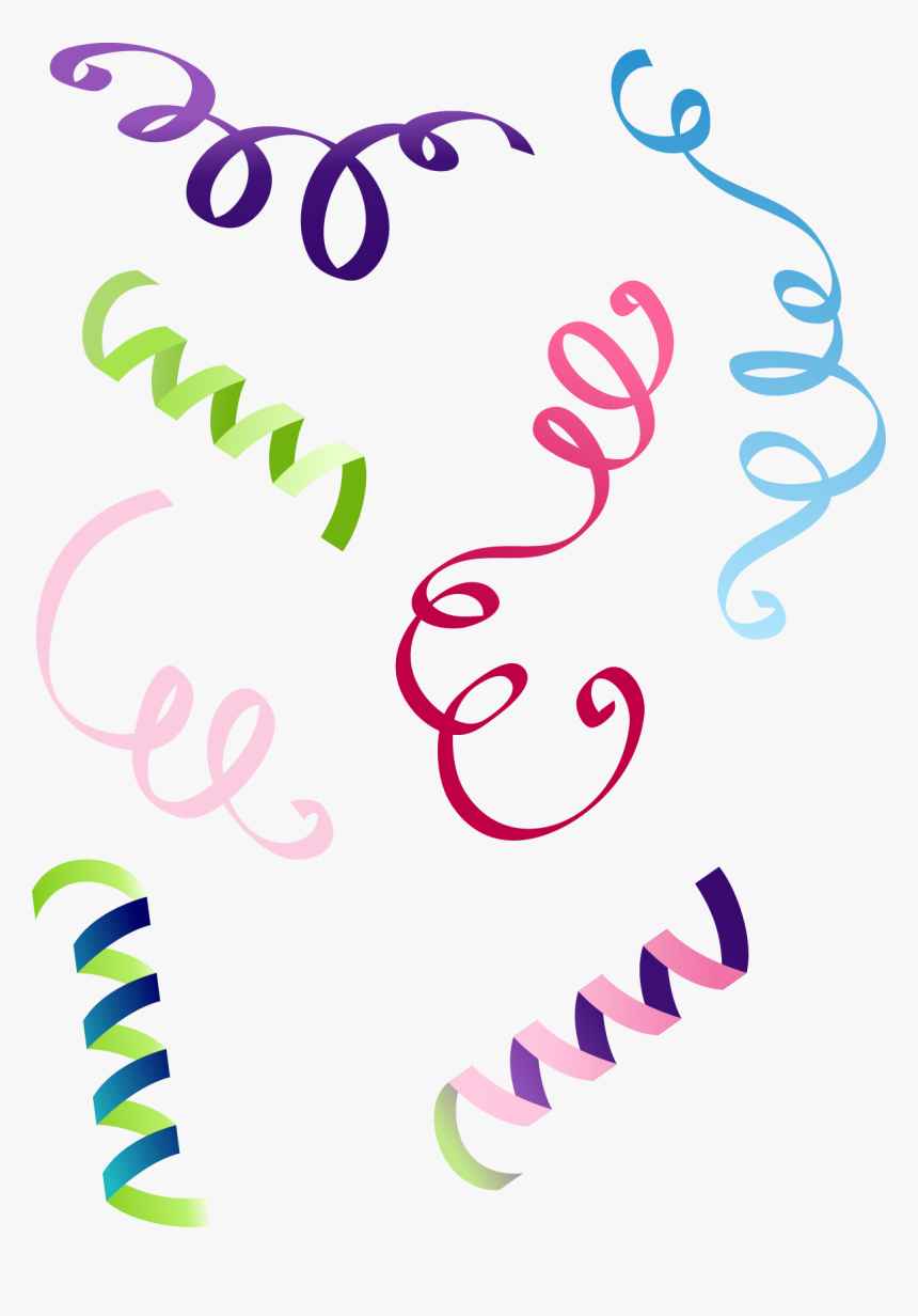 Balloons And Confetti Png, Transparent Png