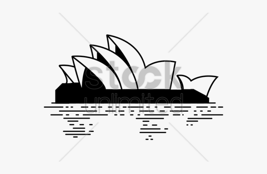 Sydney Clipart Line - Illustration, HD Png Download