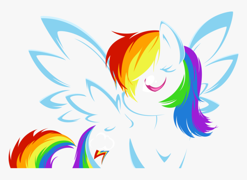 Unicorn Vector Rainbow - Rainbow Crash, HD Png Download