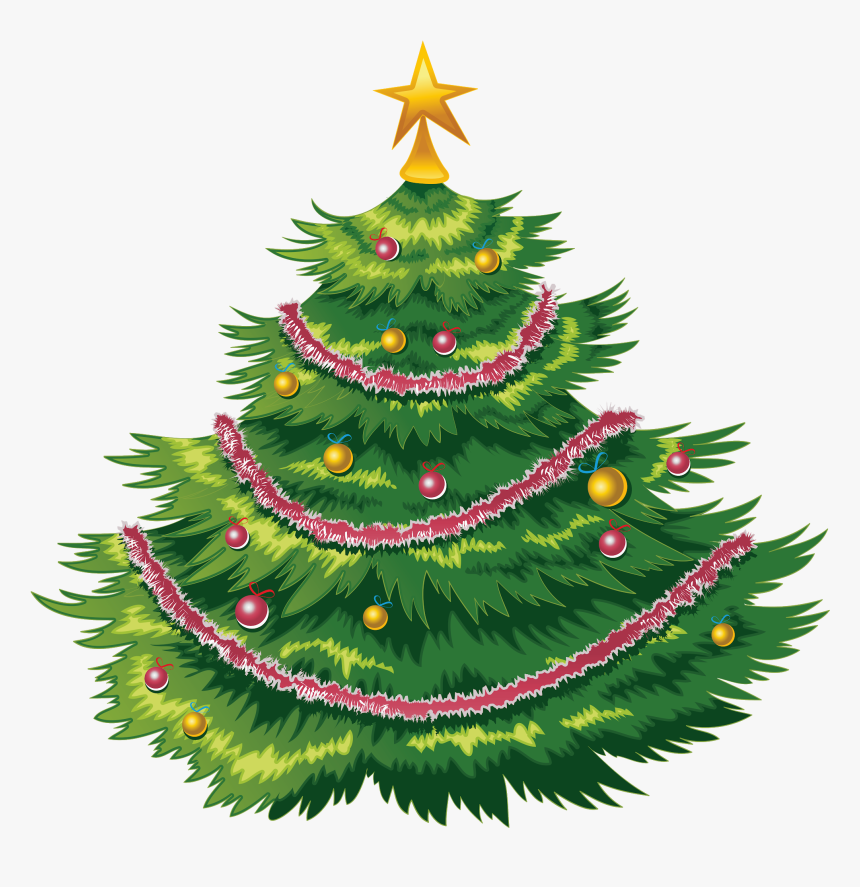 Christmas Tree Png - Decoration Merry Christmas Png, Transparent Png