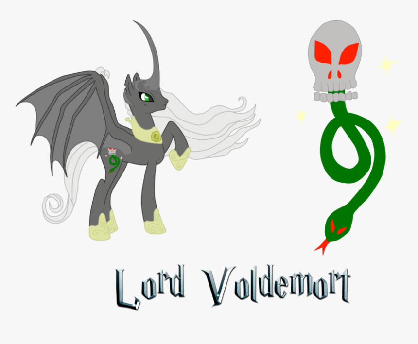 Lard Voldemor Lord Voldemort Harry Potter Draco Malfoy - My Little Pony In In Harry Potter Voldemort, HD Png Download