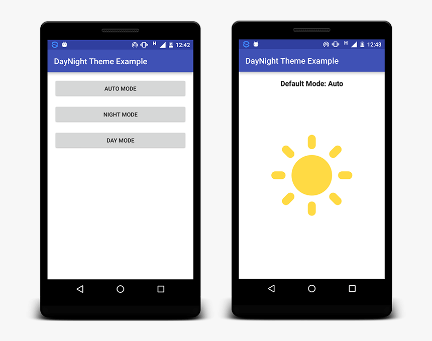 Day Night Theme Android, HD Png Download