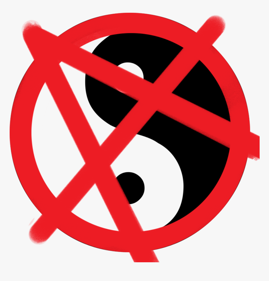 Anarchy Yin-yang - Circle, HD Png Download