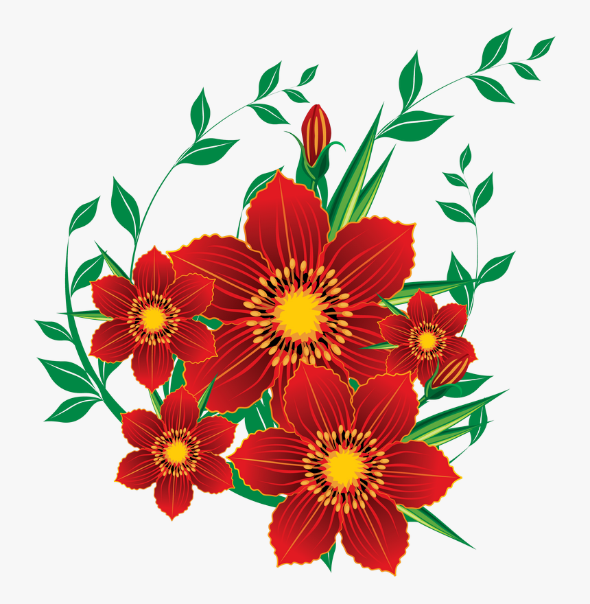 Floral Background , Transparent Cartoons - Floral Background, HD Png Download