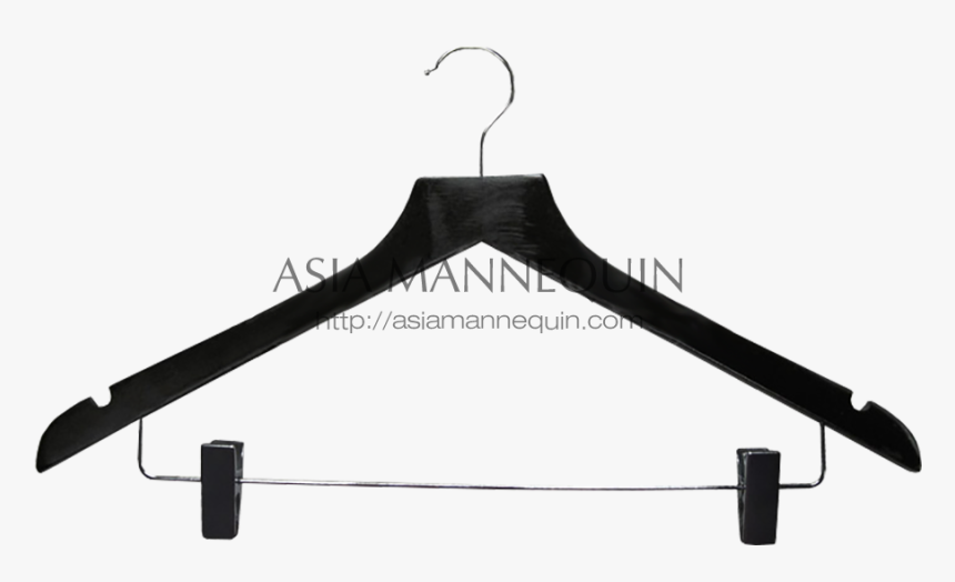 Percha De Madera Negra Con Ganchos, HD Png Download