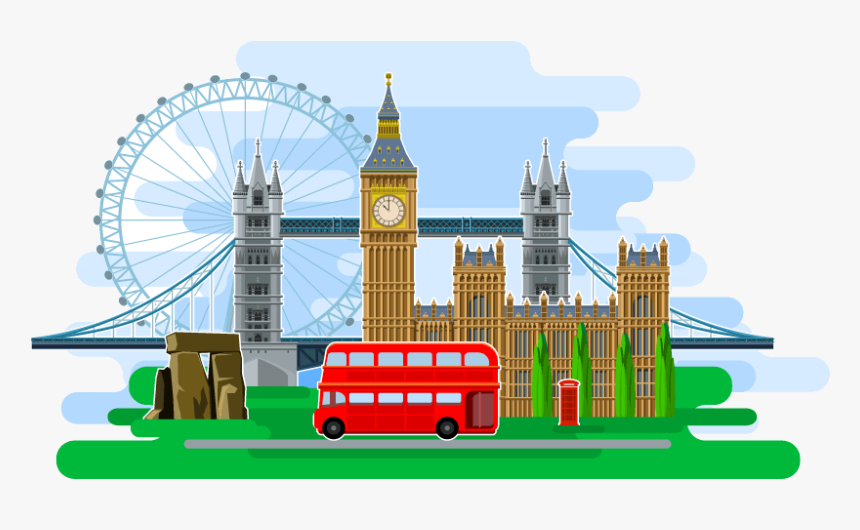 London Directory Main Bus Booth Westminster Bridge - Illustration, HD Png Download