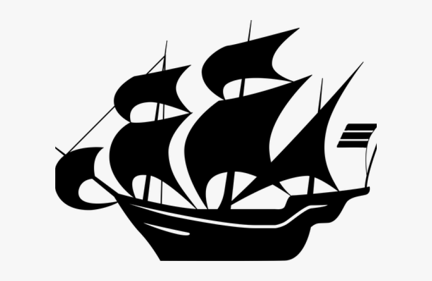 Transparent Cruise Ship Clipart Black And White - Sail Ship Icon Png, Png Download