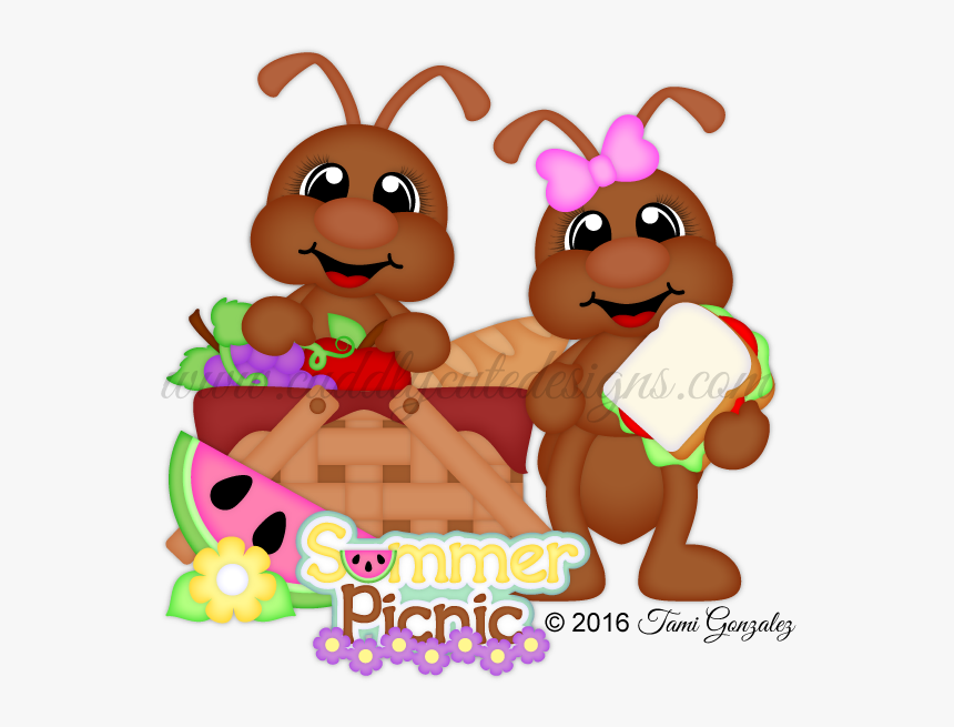Summer Picnic - Cartoon, HD Png Download