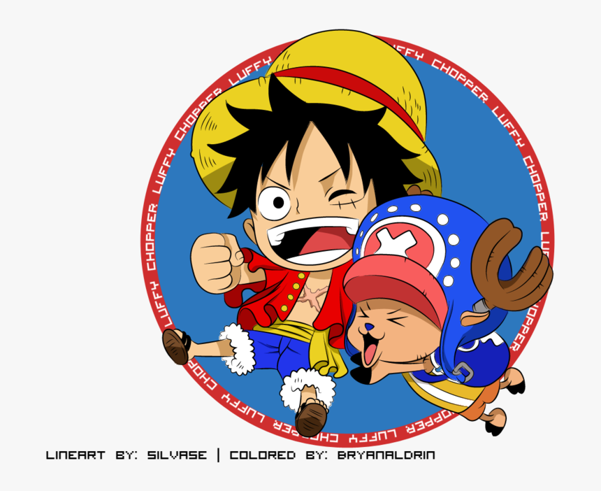 Luffy - One Piece Luffy Dan Chopper, HD Png Download