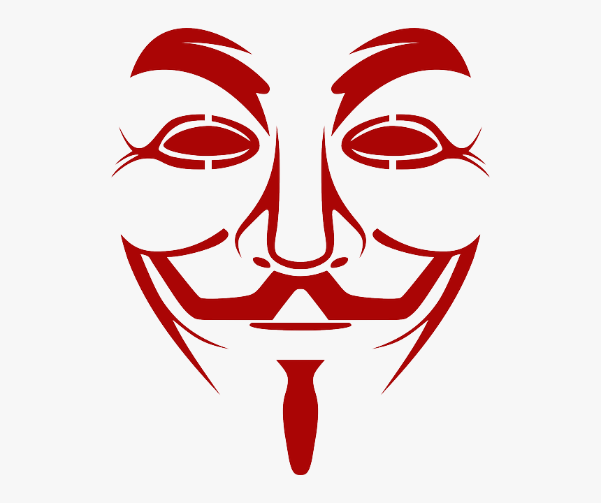 Guy Fawkes Mask Drawing, HD Png Download