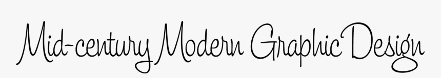 Mid Century Modern Letters, HD Png Download